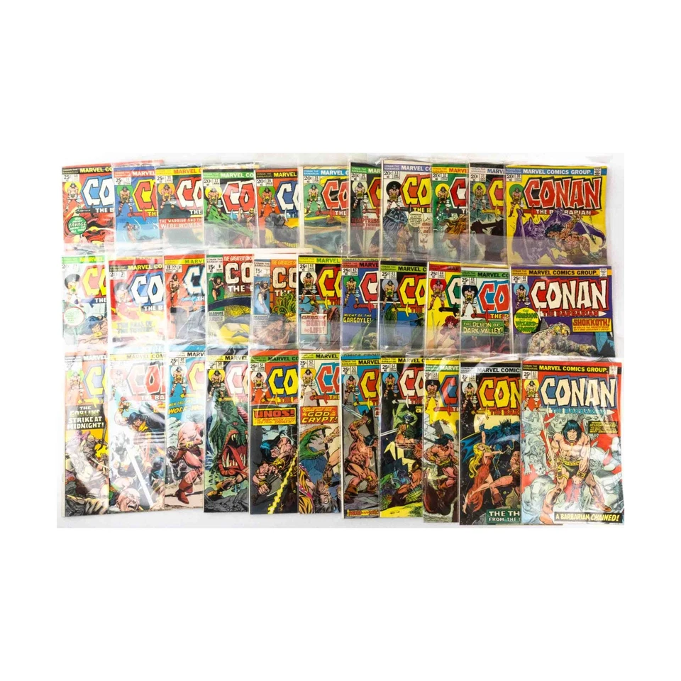 Collezione Di Fumetti Marvel Conan Il Barbaro #7 - 176 Numeri! VG+ - Immagine 1 di 1