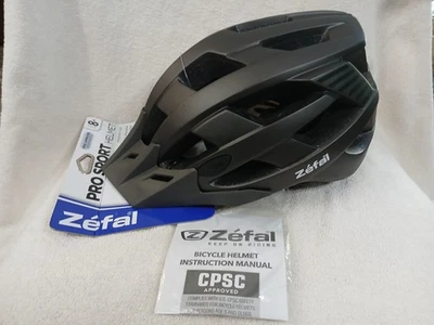 NUEVO Casco de Bicicleta Deportiva Zefal Pro (Edades 8+) Gris Visera Ajustable Sistema de Flujo de Aire  Foto 1 de 4