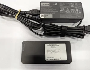 Lenovo USB-C Dual Display Travel Dock 40B9 - Picture 1 of 6