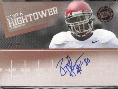 2012 Press Pass Dont'a Hightower #PPS-DH Bronze Auto #44/99 Alabama - Image 1 of 2