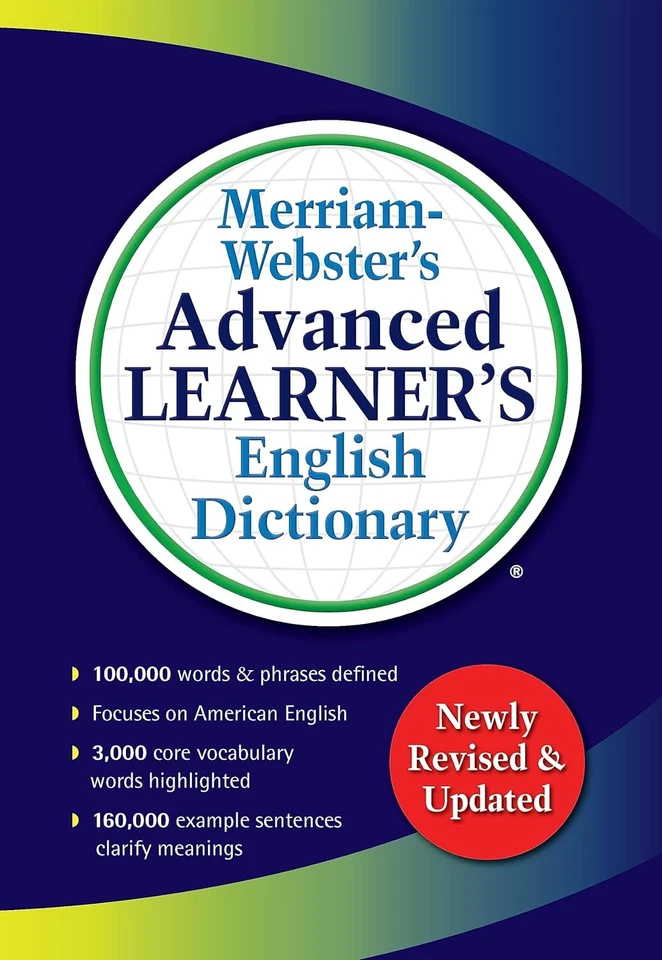 Merriam-Webster's Advanced Learner's English Dictionary (English Spanish and - Image 1 of 1