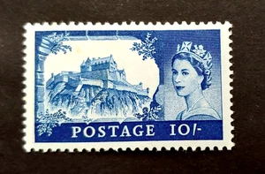 1958 Castle 10SH GROSSBRITANNIEN GB Großbritannien Sehr schön postfrisch - Bild 1 von 2