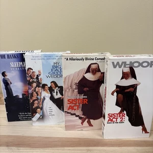 Sleepless in Seattle, My Big Fat Greek Wedding, Sister Act VHS Set - Picture 1 of 17