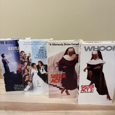 Sleepless in Seattle, My Big Fat Greek Wedding, Sister Act VHS Set - Image 1 of 4