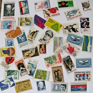 US Stamps: lot of 40, 5c and 6c from 1960s, MNH - Picture 1 of 1