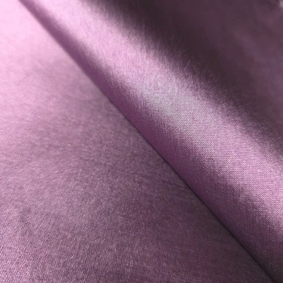 Heirloom Plum Purple Light Weight Crisp Faux Silk Taffeta Fabric 58" By The Yard - Image 1 of 4