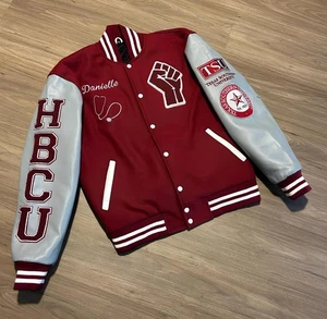Letterman Jacket Personalized Jacket Custom Varsity Jackets Greek Varsity Jacket - Picture 1 of 6