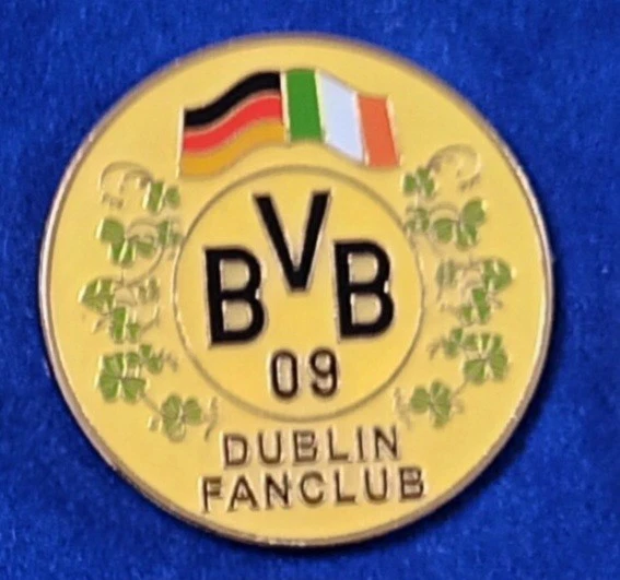 Borussia Dortmund Fanclub-Pin, "DUBLIN", BVB, Fanclub, Kutte - Bild 1 von 1