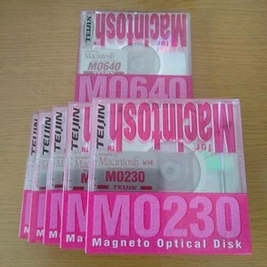 Dysk optyczny TEIJIN MO 230 MB 5 dysków i 640 MB 1dysk nieotwarty - Zdjęcie 1 z 1
