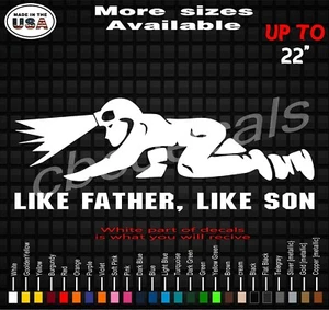 Crawling Coal Miner Vinyl Decal Stickers | Like Father Like Son Miner decals - Picture 1 of 1