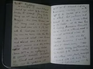 BATTLE OF BRITAIN EXTRACT FROM A HAND WRITTEN DIARY OF SQ.LDR 15-17TH SEPT 1940 - Picture 1 of 12