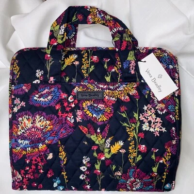 NEW Vera Bradley Hanging Travel Organizer Cosmetic Midnight Wildflowers NWT - Image 1 of 4