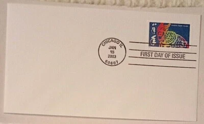2003 Lunar Happy New YEAR OF THE RAM, Goat: FDC First Day of Issue, Cover #3747 - Image 1 of 2