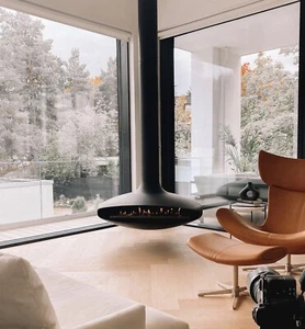 Biota Suspended Fireplace Heater - Picture 1 of 9