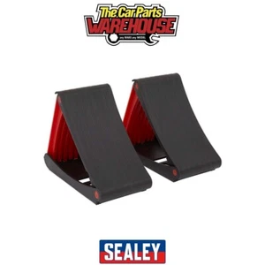 Sealey WCF01 Folding Wheel Chocks - Pair - Picture 1 of 5