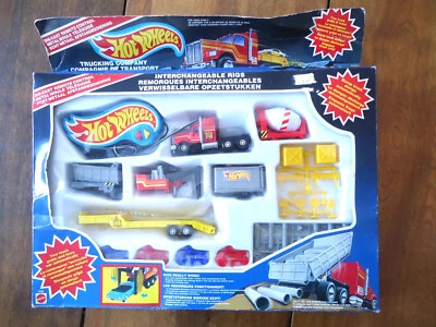 Never seen 1980s Hot Wheels Trucking Company Set Sealed  Box  Mattel  Motorcycle - Image 1 of 4