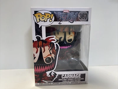 Funko POP! Figura Marvel Venom CARNAGE #367 con protector Foto 1 de 4