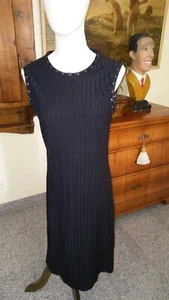 Rockiges Damenkleid 🍸RENÉ LEZARD 🍸schwarz / Ösen Gr. L - Bild 1 von 6