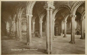 RPPC Postkarte Galiläa Kapelle Durham Kathedrale Innenraum ungestempelt unbenutzt - Bild 1 von 2