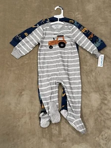 Carters 2pc Set Footed Sleepers Pajamas Size 18M NWT - Picture 1 of 5