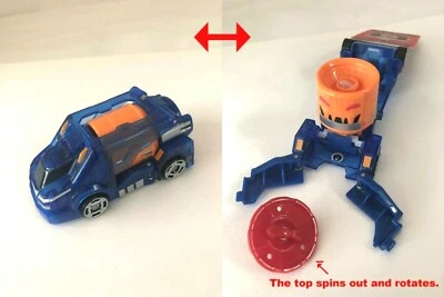 [TURNING MECARD]PUKIN Transformable Car Korea Animation TV Figure+2card  - Image 1 of 4