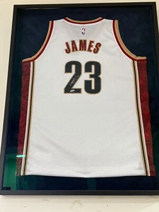 LeBron James Autographed Signed Framed Cavaliers Home Jersey UDA - Picture 1 of 2