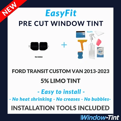 Fácil de Colocar Estática Precortado Tinte & Tools Para Ford Transit a Medida - Imagen 1 de 4