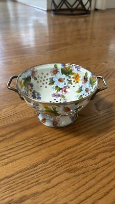 Mackenzie-Childs Metal Enamel Floral Colander - Image 1 of 4