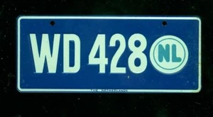 1953 Wheaties cereal premium license plate - Netherlands - Picture 1 of 1