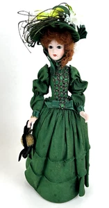 Vintage 1987 Gorham Valentines Damen Porzellan Elizabeth Puppe 11" #VL3 - Bild 1 von 16