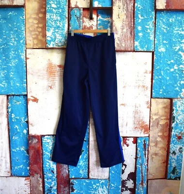 Pantalones deportivos de iniciación a rayas laterales cintura elástica XLARGE Royal Spice para niños Foto 1 de 4