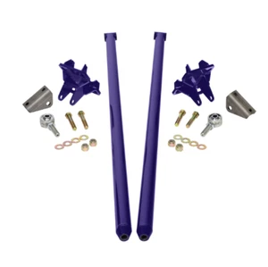 HSP 75" Universal Bolt On Traction Bars For Inline Leaf Spring 4" Axle Purple - Picture 1 of 1