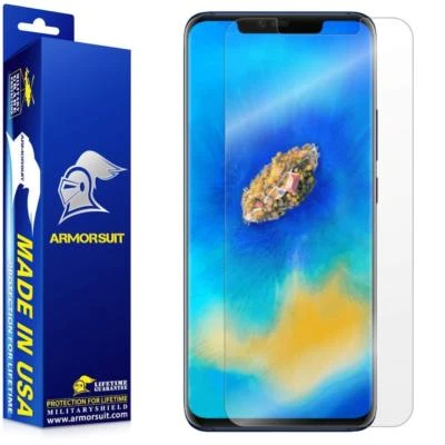 [2-Pack] ArmorSuit MilitaryShield Huawei Mate 20 Pro Clear Screen Protector - Image 1 of 4