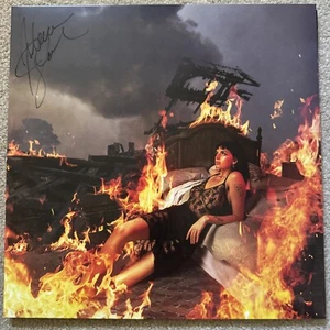 Rebecca Black Let Her Burn Oxblood Galaxy Vinyl SIGNED LP - Picture 1 of 3