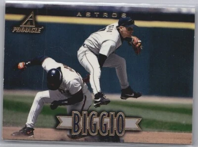 1997 New Pinnacle Baseball Card #92 Craig Biggio HOF - Image 1 of 2
