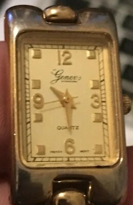 Women's Geneve Yellow Gold Watch - 18k Gold Plated - Image 1 of 4
