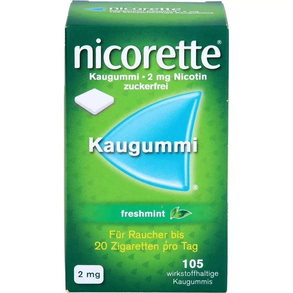 PHARMA GERKE ARZNEIMITTELVERTRIEBS GMBH NICORETTE 2 mg freshmint Kaugummi 105 St PZN07274812