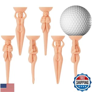 prowithlin Funny Golf Tees, Perky Lady Plastic Golf Tees, 3 Styles Prank Wome - Picture 1 of 5