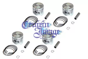 81-82 HONDA CB900F 1.0mm OVERSIZE PISTONS SET 65.50mm 4 PISTONS 10-H438PS-2 - Picture 1 of 1