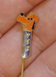 🔴 PLUTO THE DOG🔴 Pez WALT DISNEY Dispenser 1970s Hat Stick Pin 🔴FREE SHIPPING - Picture 1 of 7