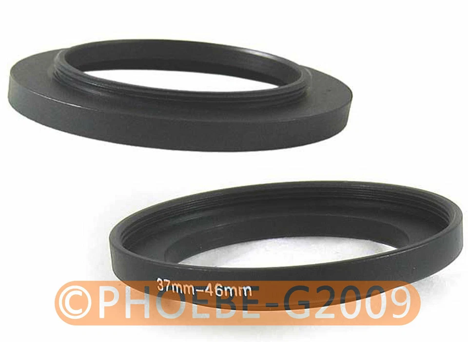 37mm-46mm 37-46 mm 37 to 46 Step Up Ring Filter Adapter - Image 1 of 1