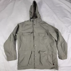 Woolrich Mens Large Gray Barn Field Jacket Full Zip Outdoors Casual Comfort - Picture 1 of 9