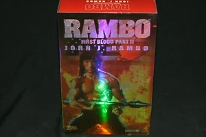 HOT TOYS RAMBO FIRST BLOOD PART II JOHN J. RAMBO 1/6 SCALE NEW RARE - Picture 1 of 11