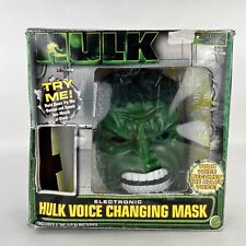 Y2K 2003 Toy Biz Marvel Universal Studios Electronic Hulk Voice Changing Mask