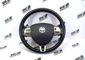 Jaguar XF X250 3.0d Volante Cuero Multifunción CUERO Volante Negro 8X23CAPADA - Imagen 1 de 9