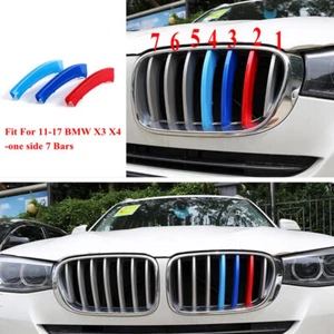 Se adapta a BMW X3 X4 2011-2017 Car Front Grille Cover Trim Kidney Grille Clip Set - Imagen 1 de 7