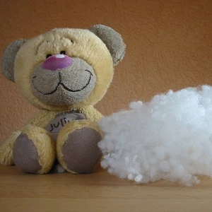 4kg silikonisierte Faserbällchen Polyester Füllwatte Füllmaterial Zauberwatte   - Bild 1 von 1