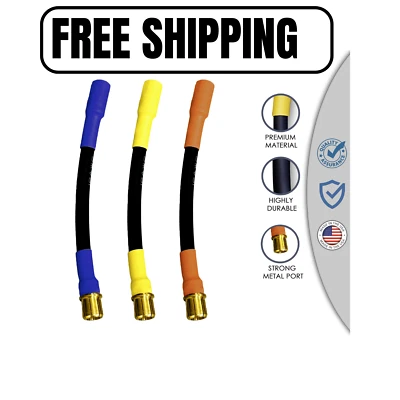 8MM Male to 6.5MM Female Castle 3 Inch ESC Extension Adapters 10AWG Ships FREE - Image 1 of 4
