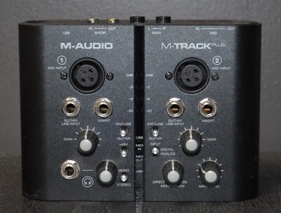 M-Audio M-Track Plus 2 Channel USB Audio Interface – Used - Image 1 of 3