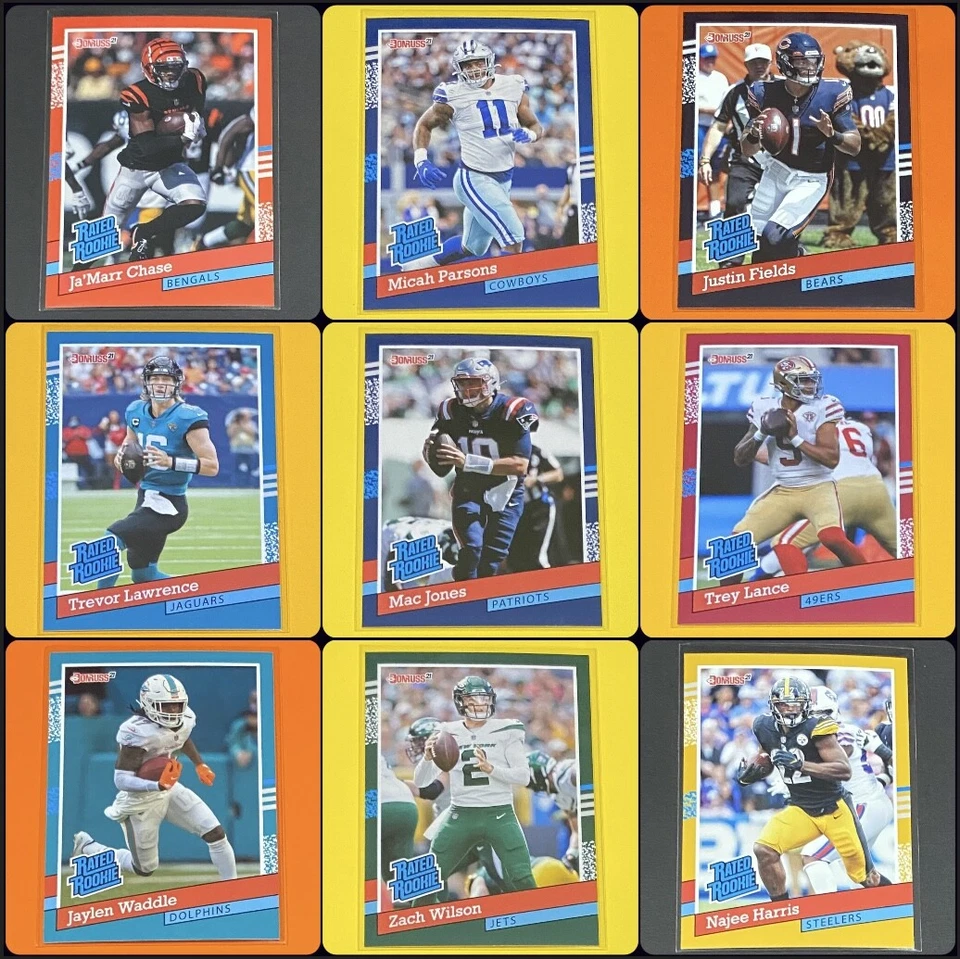 2021 Panini Instant Football - RATED ROOKIE RETRO 1/2231 SP - Pick A Card - RC - Image 1 of 1